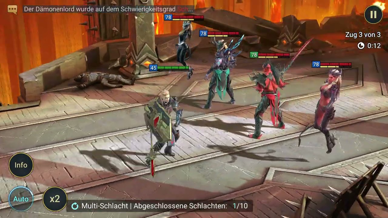 Dunkle Athel(unfertig) beim Farmen auf der Kampagnenkarte