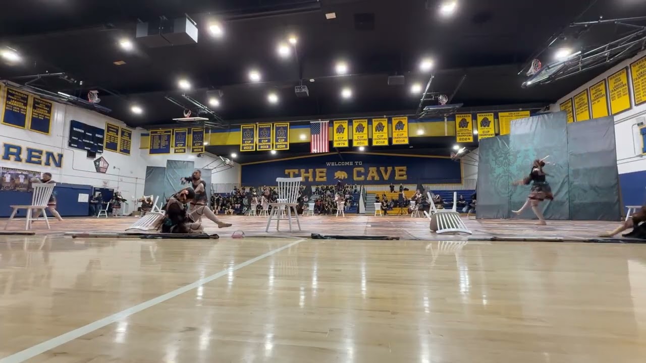 Downey Color Guard Performing at WGASC Warren 03-14-26