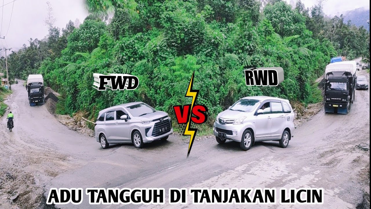 Jangan Beli Mobil Penggerak Roda Depan? Perbandingan FWD VS  RWD Di Tanjakan Licin - Batu Jomba