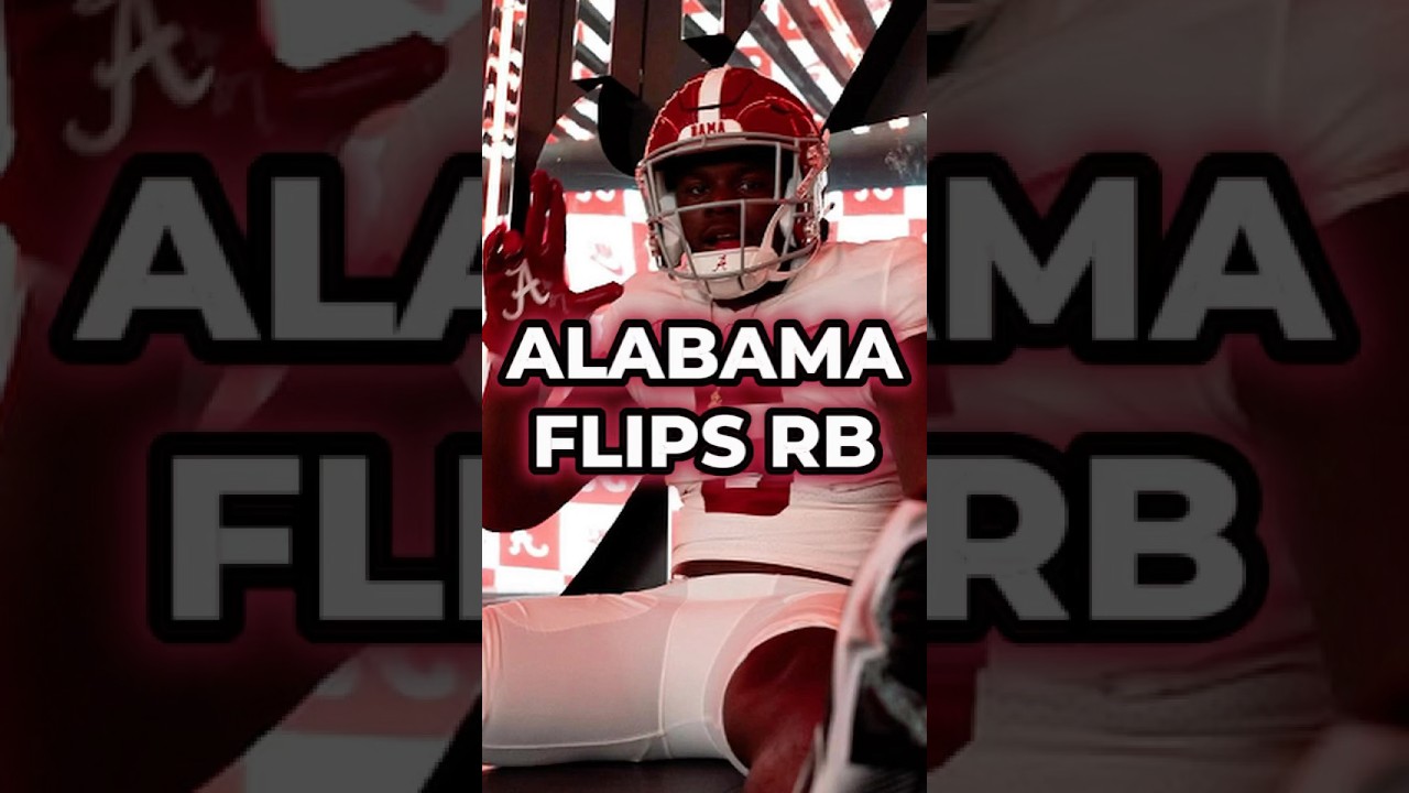 🚨 BREAKING: Alabama FLIPS RB Javari Barnett From Illinois | Alabama Football Recruiting #shorts