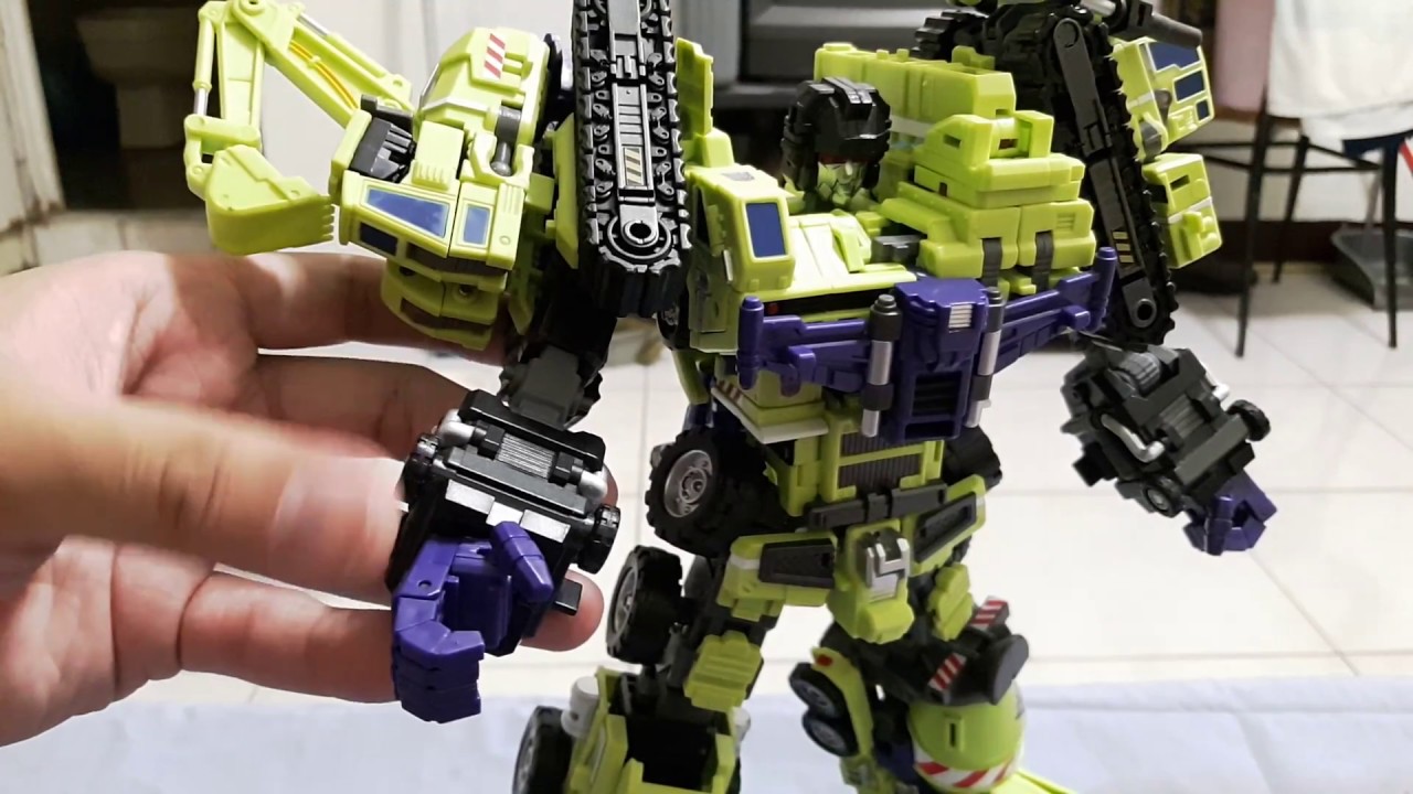 最終合體篇-經典永不退流行 MAKETOYS MTCOO. GIANT TYPE-61 G1 Devastator 工程合體 大力神 蹂躪者