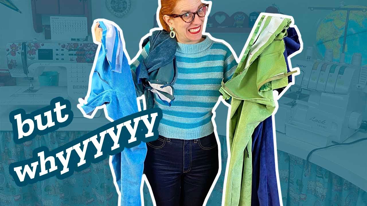 Batch sewing 4 pairs of retro cigarette pants 😲 Was it worth it?!
