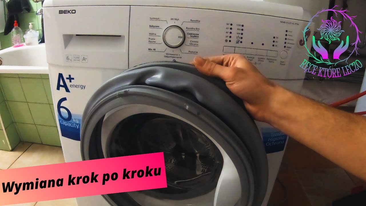 Wymiana fartucha w pralce Beko WMB 61221 PL PTY 🧐