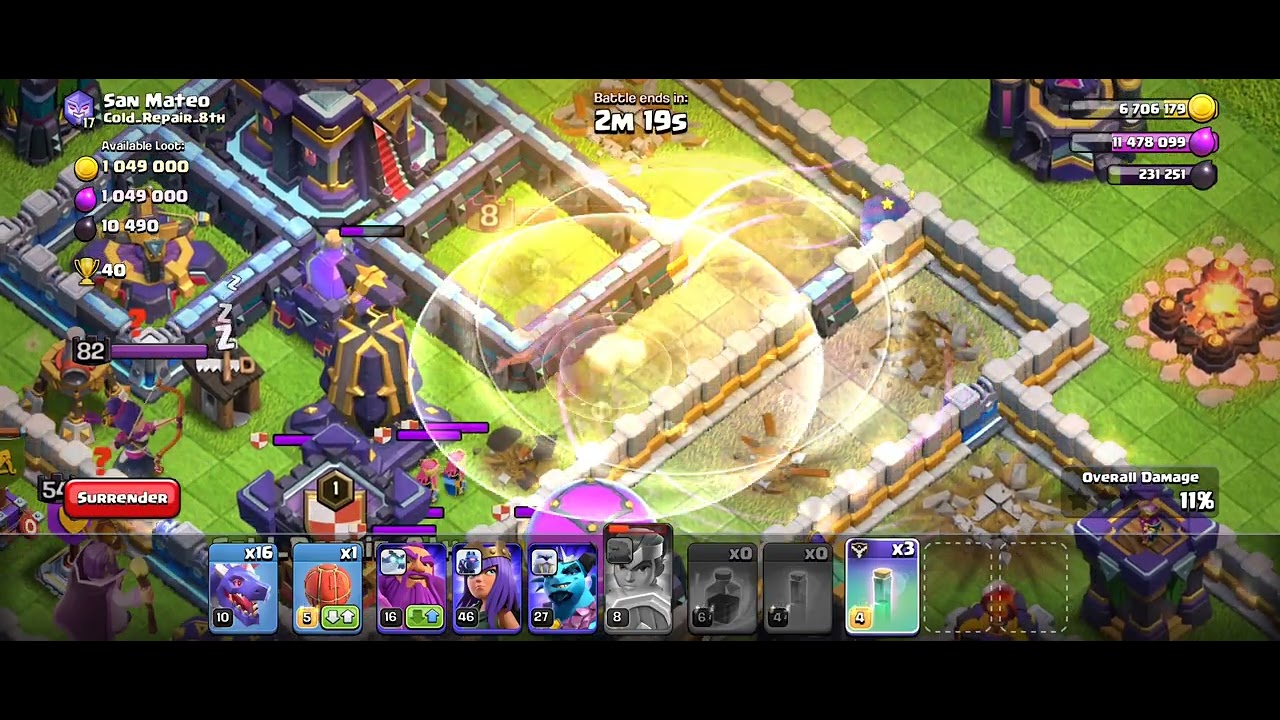 Clash of Clans Ka Sabse OP Attack Strategy 🔥 | Full Gameplay #shortsfeed #shorts #clashofclans 
