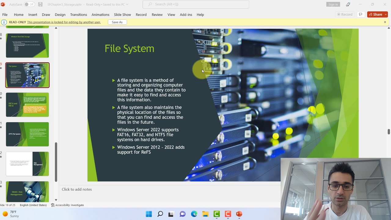 Windows Server File Systems ( FAT , FAT32, NTFS, ReFS )