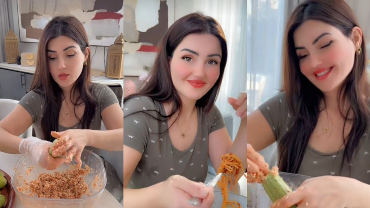 نور وعصام 🔥 طبخة عالسريع أطيب سباكيتي باللحمة للغدا 