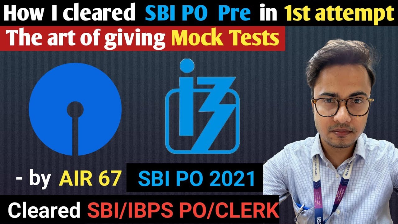 Clear SBI PO Pre In 1st ATTEMPT !! SBI PO strategy.