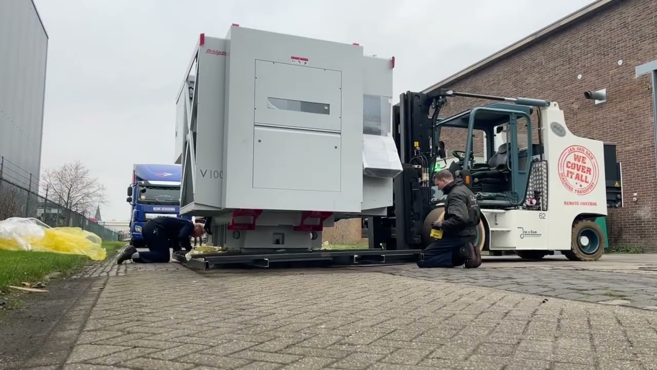 BMT BridgeportV1000 Unloading @GDOprecision