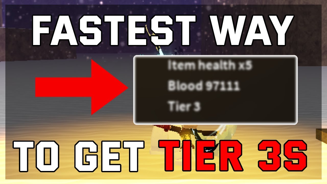 The FASTEST WAY To Get Tier 3 Weapons | Project Slayers