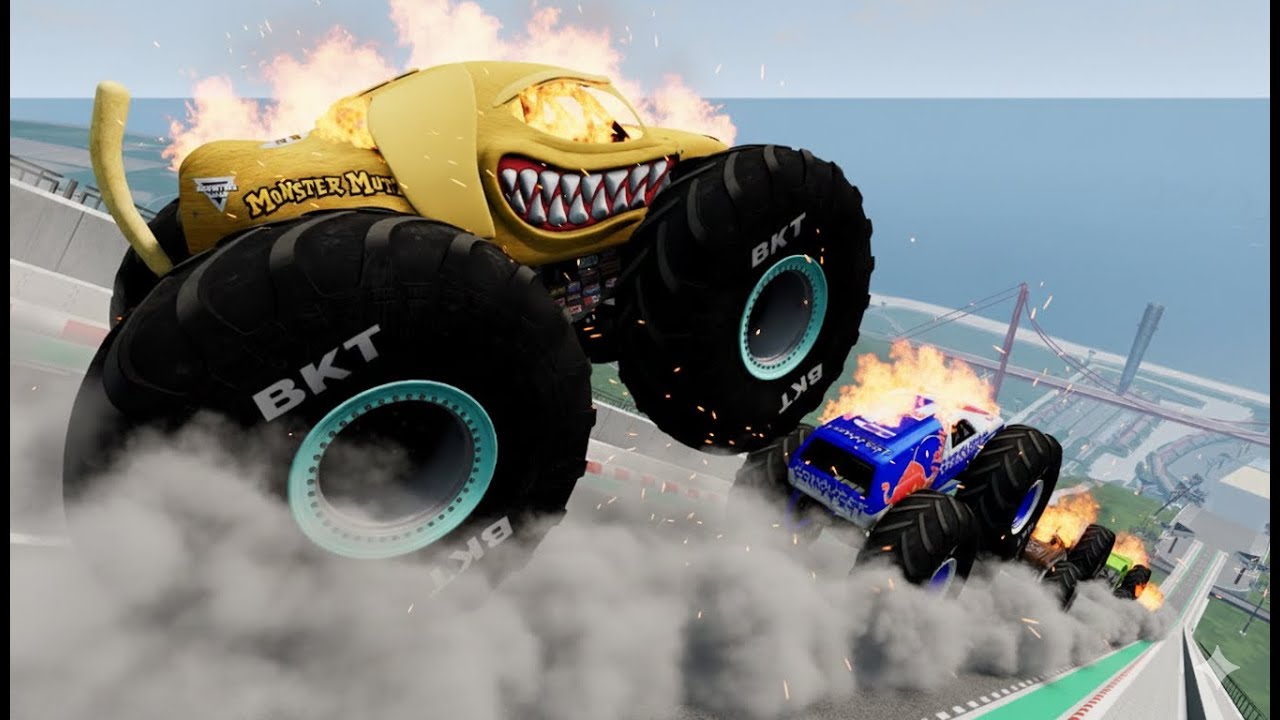 LIVE 057 | Random Car - Epic Car Jumps & Crashes - BeamNG.Drive