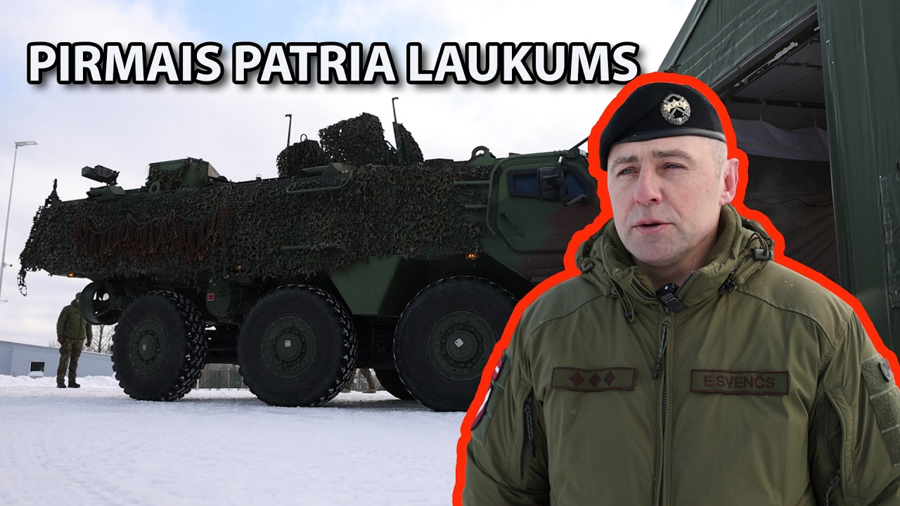 Atklāts pirmais PATRIA bruņutehnikas izvietojuma laukums Kurzemē