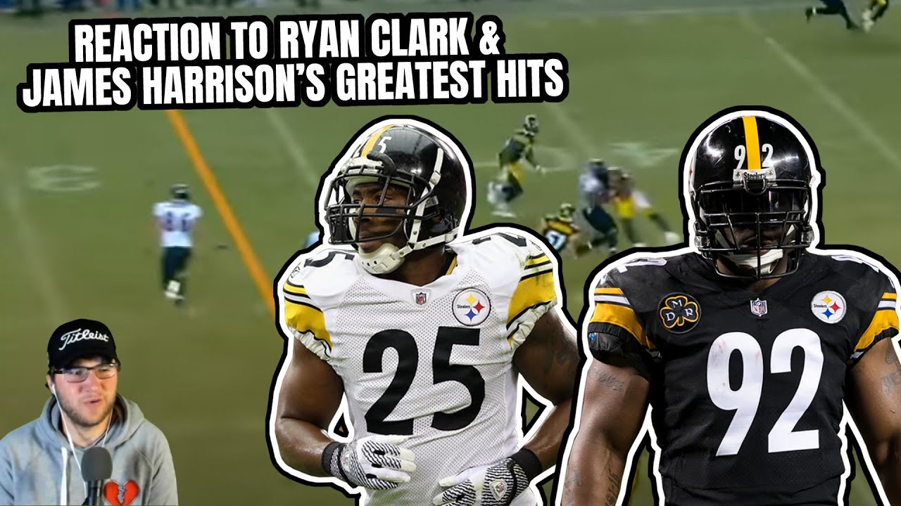Deke REACTS Ryan Clark & James Harrison's HARDEST HITS