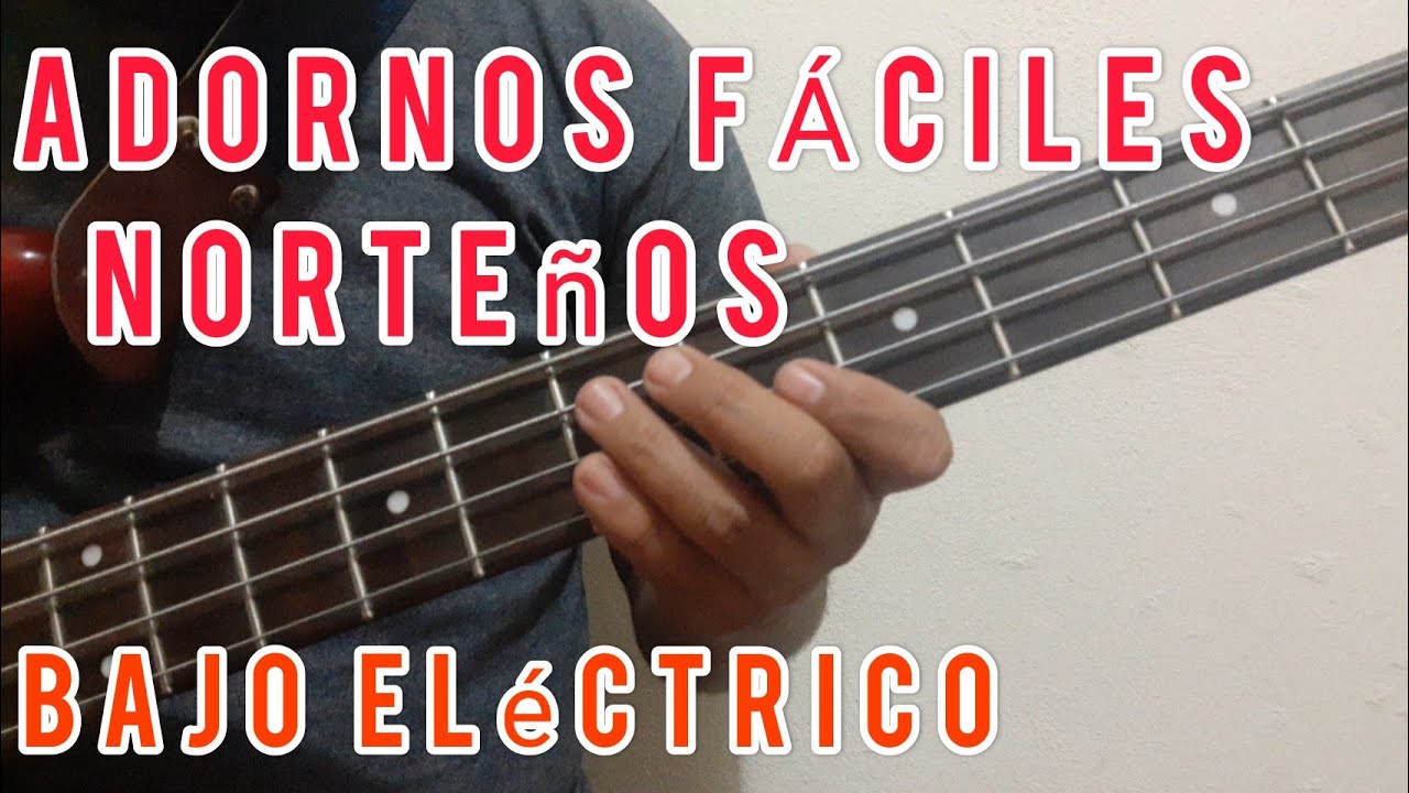 Adornos FÁCILES para tocar norteñas en Bajo Eléctrico / Estilo Ramón Ayala