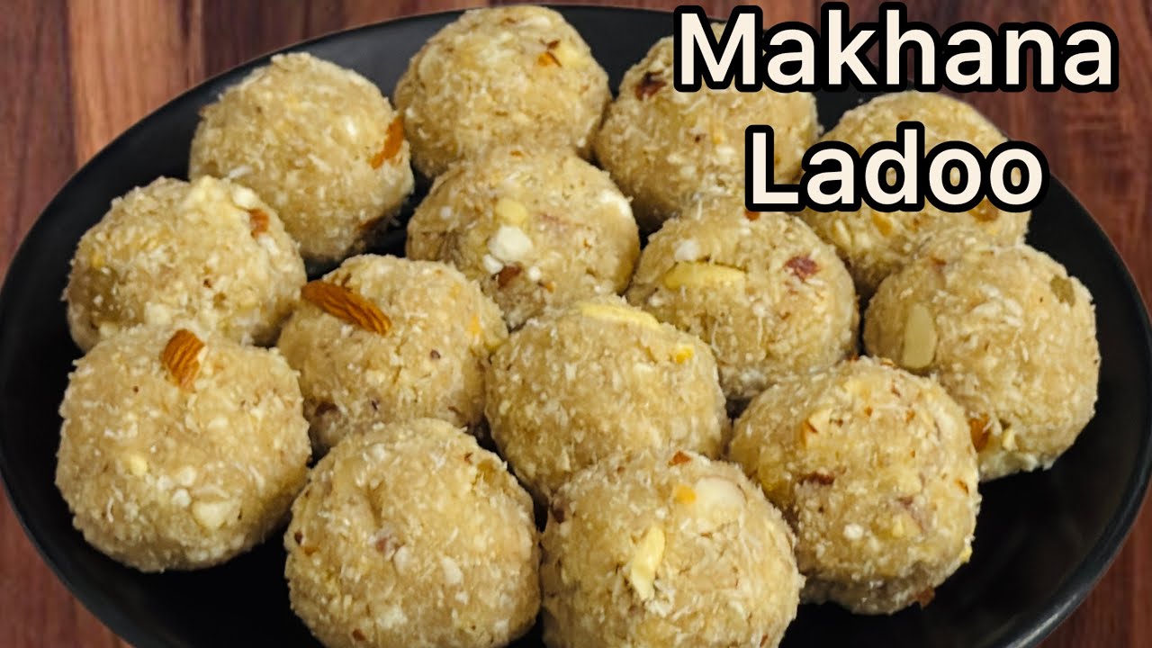 Makhana Laddu | Makhana Dry Fruit Ladoo Recipe | Navratri Special | मखाना लड्डू 