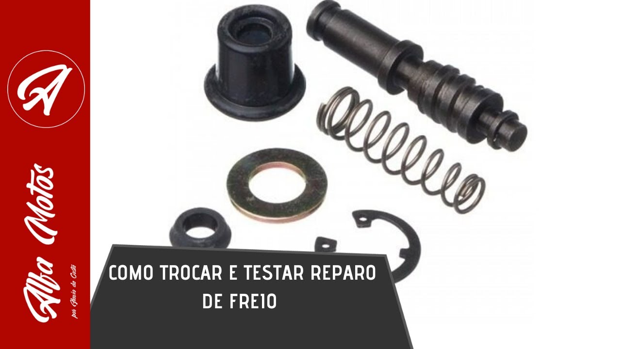 COMO TROCAR E TESTAR O REPARO DE FREIO