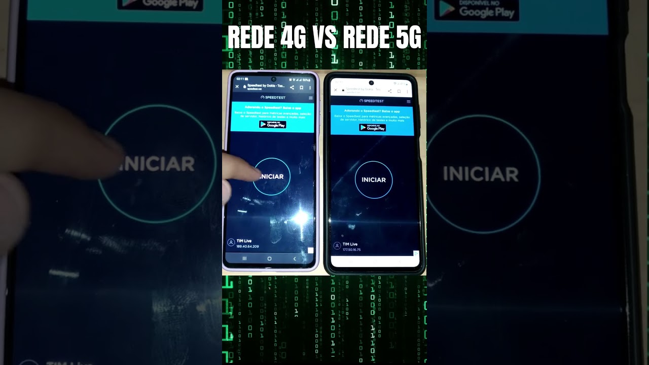 REDE 4G VS REDE 5G: DIFEREN&Ccedil;A DE VELOCIDADE