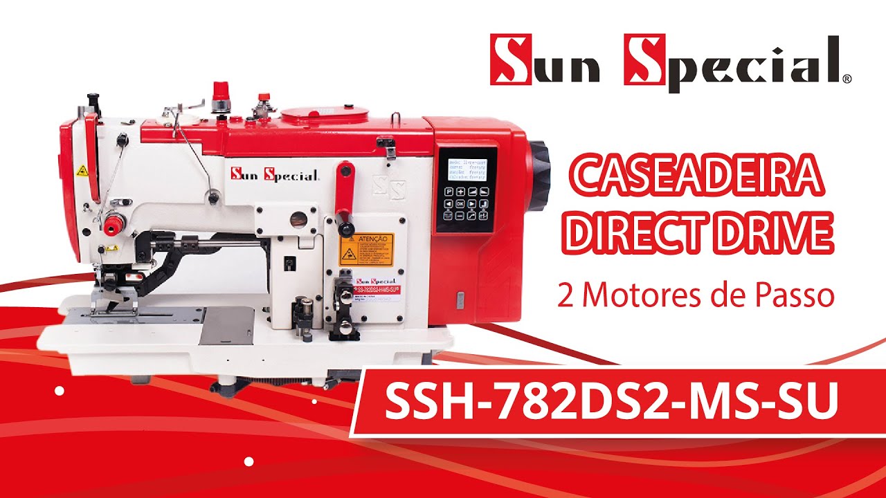 Caseadeira Direct Drive Sun Special com 2 Motores de Passo