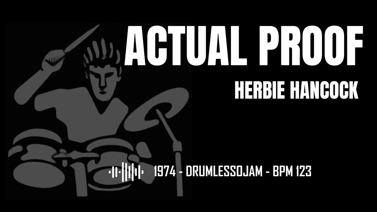 Herbie Hancock – Actual Proof (Drumless Track) | Drum Practice 123 BPM