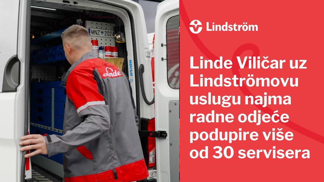 Linde Viličar uz Lindströmovu uslugu najma radne odjeće podupire više od 30 servisera