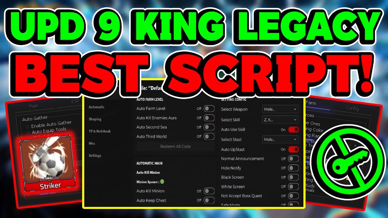 [ОБНОВЛЕНИЕ 9] King Legacy Script GUI / Взлом (ПОЛУЧИТЕ БОИ НАПАДАЮЩИХ, АУРУ УБИЙСТВА, АВТОФЕРМУ ...
