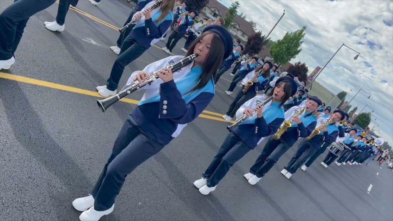 Harbour Pointe Middle School Marching Band Marysville Strawberry Festival Parade 2024