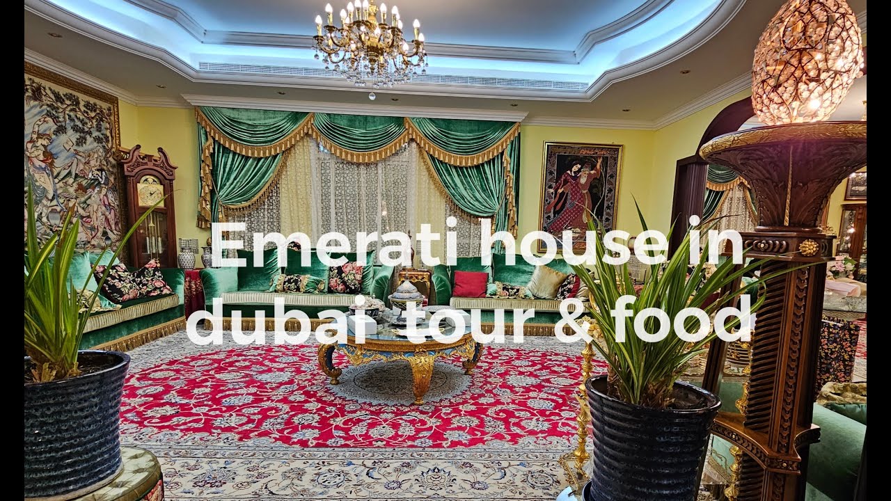 Emerati House in Dubai tour & food | Emerati house in dubai | Emirati house tour | Emirati people