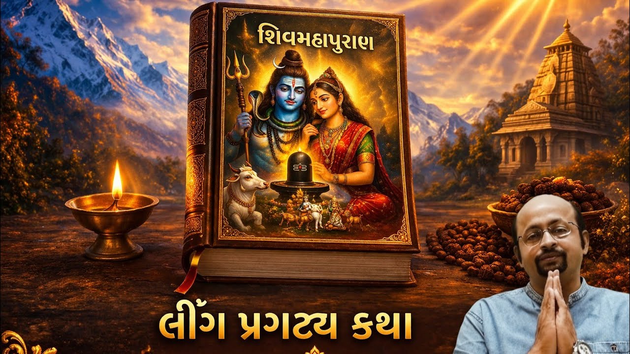 Brahmaji-Vishnu bhagwan vacche vivaad - Ling pragatya, Dhenu van ma ling pragatya