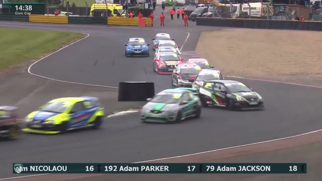 Adam's Recovery Drive for Race 3 of the Civic Cup at Croft Circuit in an EP3