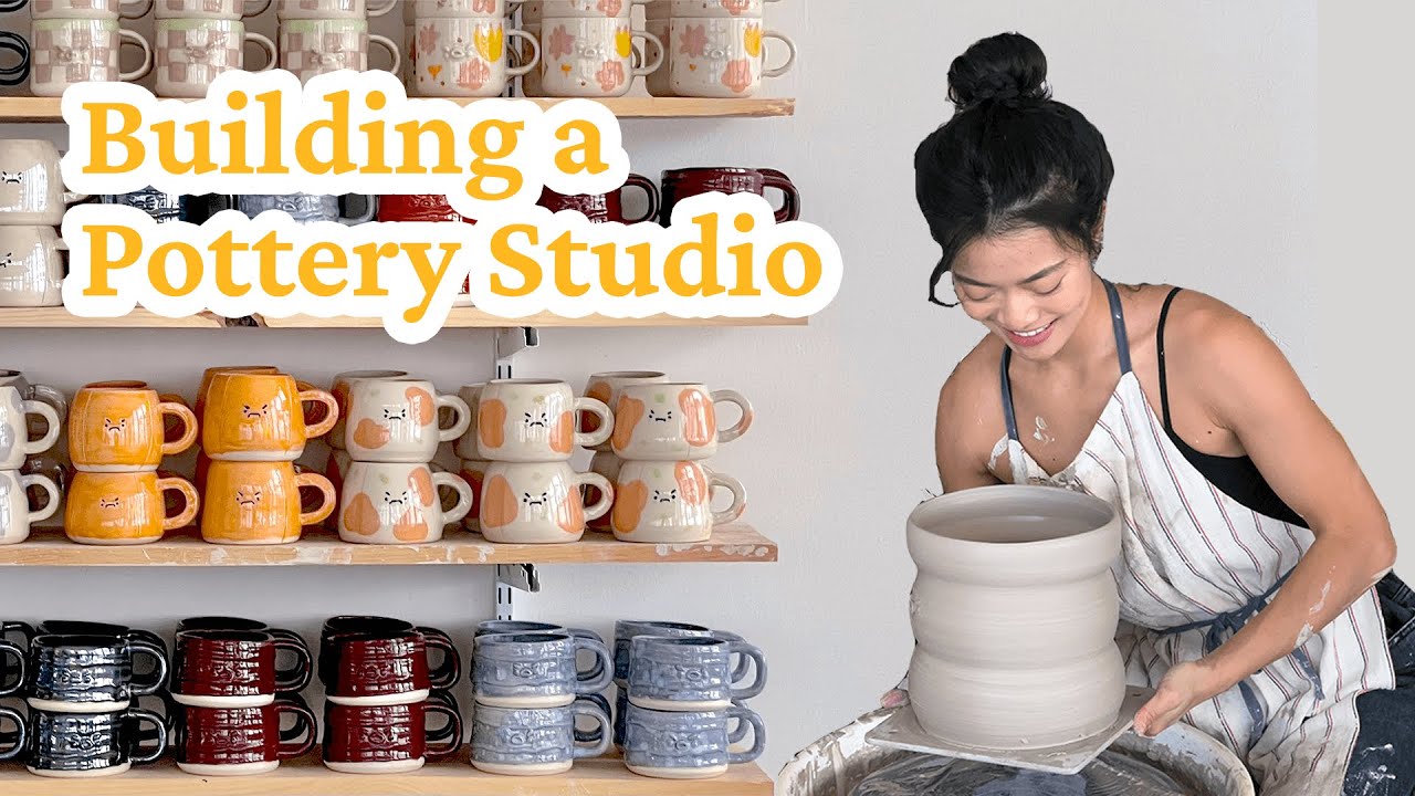 I Hired an Assistant!!! 🌲 // Relaxing Pottery Studio 