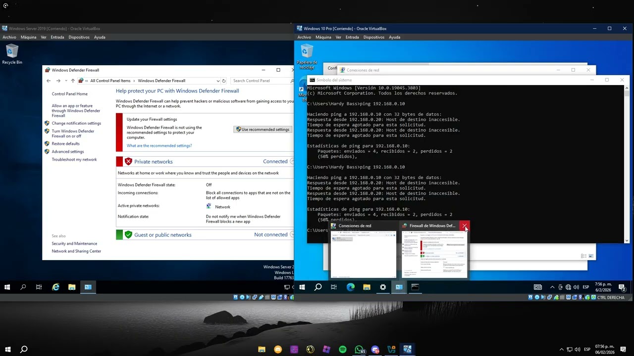 Enlazar Windows 10 Pro a Windows Server