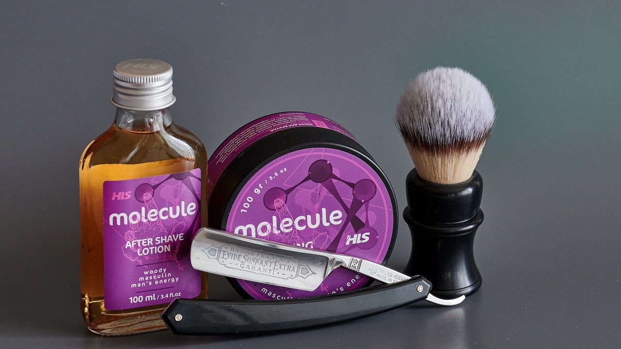 Thiers Issard 6/8. Мыло и лосьон HLS Molecule. Помазок синтетика HLS Pink | HomeLike Shaving