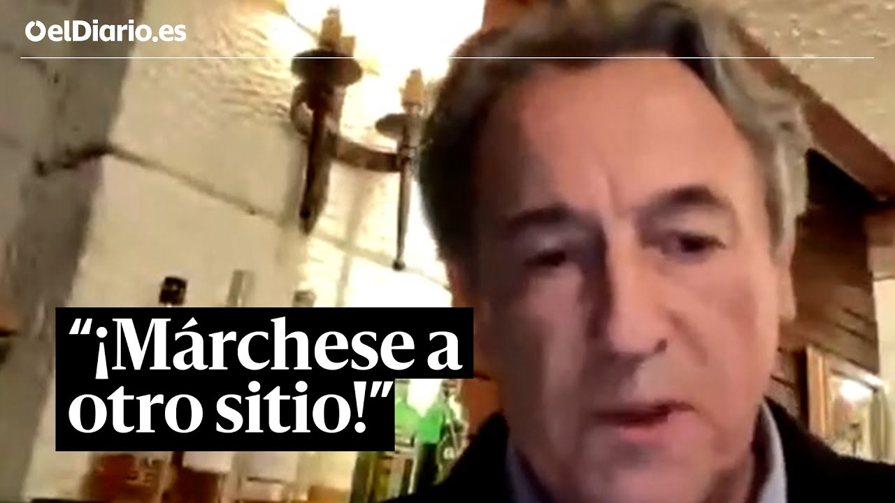 Hermann Terstch (Vox) interviene desde un restaurante en el Parlamento Europeo