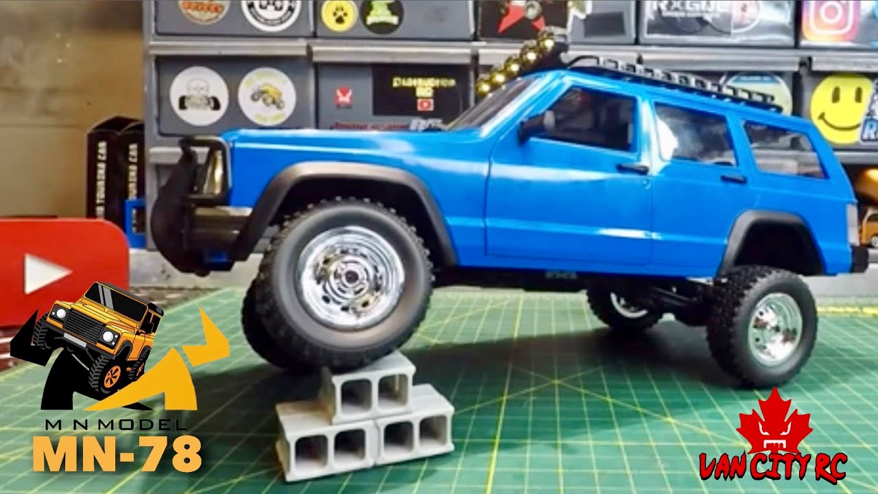 MN78 Jeep Cherokee RC Crawler, первый взгляд и обзор.
