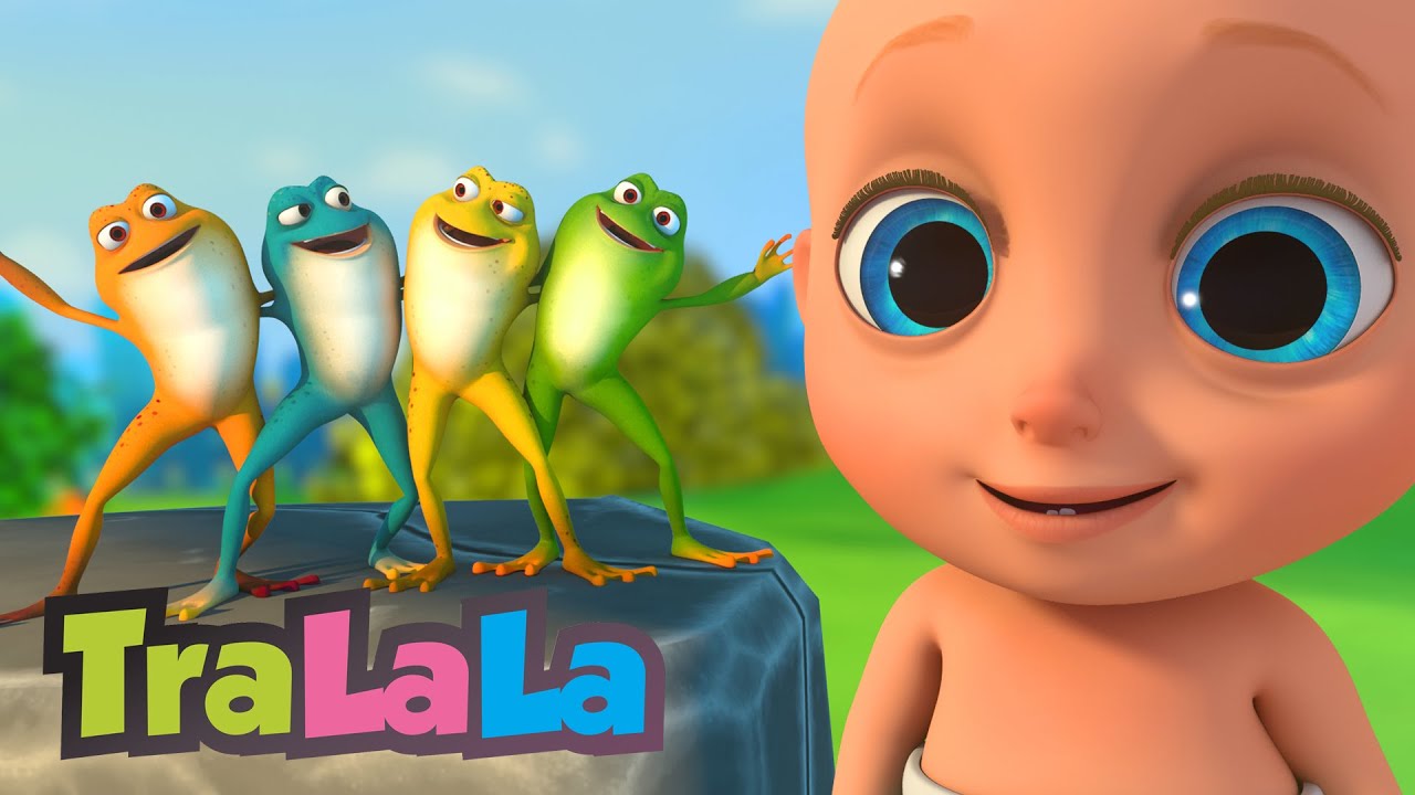 Broscuțele Oac-Oac-Oac + Ghidușel 🐸 C&acirc;ntece pentru copii - TraLaLa