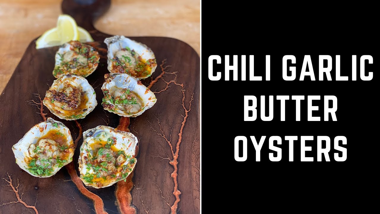 Chili Garlic Butter Oysters #shorts