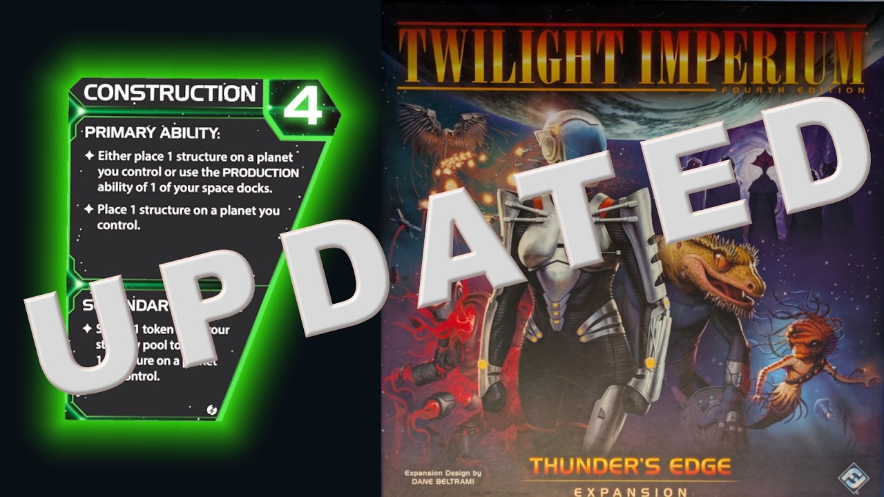Новая карта стратегии строительства в Thunder's Edge - Twilight Imperium 4