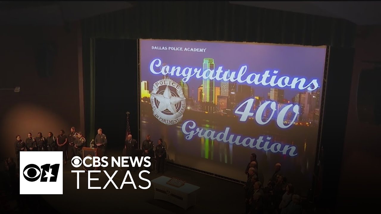 Dallas Police Academy Class No. 400 graduates after 10 months of training