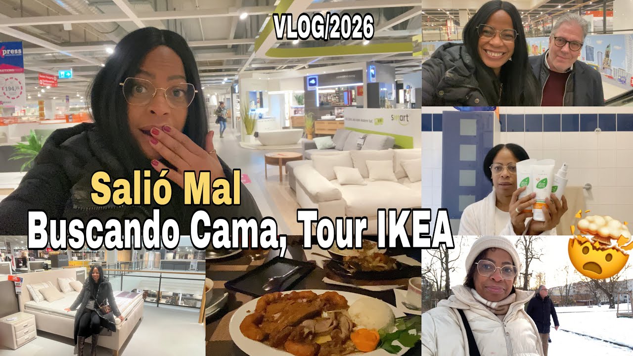 Así comenzamos el Año COMPRAS IKEA🛋️ NIEVE en Alemania❄️Viral CEPILLO SECADOR Cabello💆🏽‍♀️