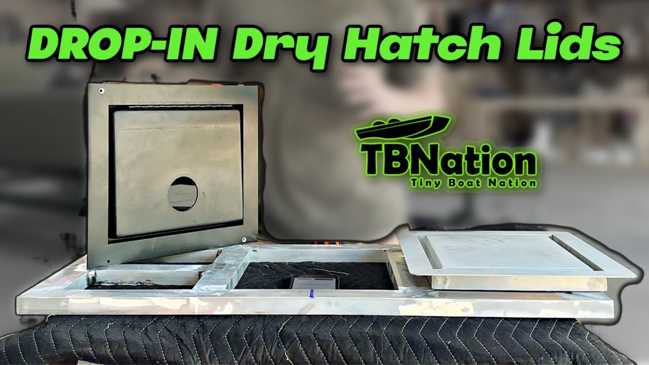 DROP-IN DRY HATCH LIDS - PRE-BUILT | Tiny Boat Nation