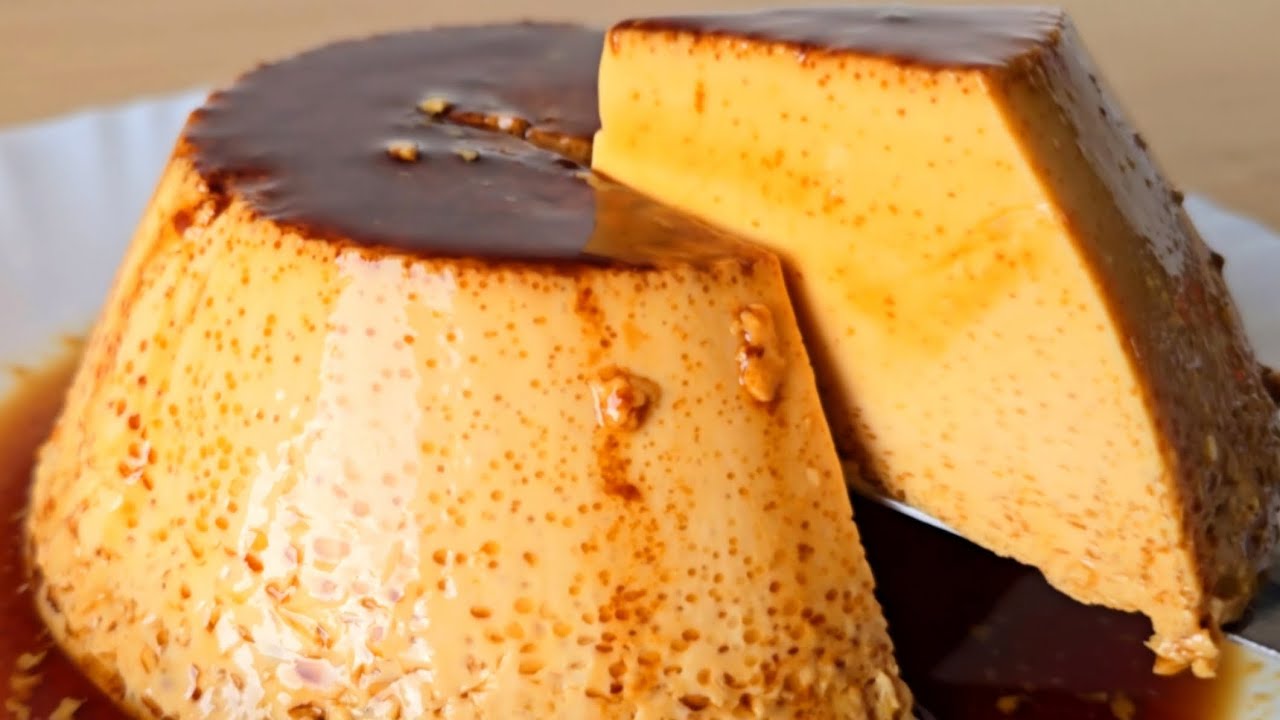 EL POSTRE M&Aacute;S RICO y F&Aacute;CIL en 1 MINUTO ( S&Oacute;LO 3 INGREDIENTES🍮 y SIN HARINA)❤