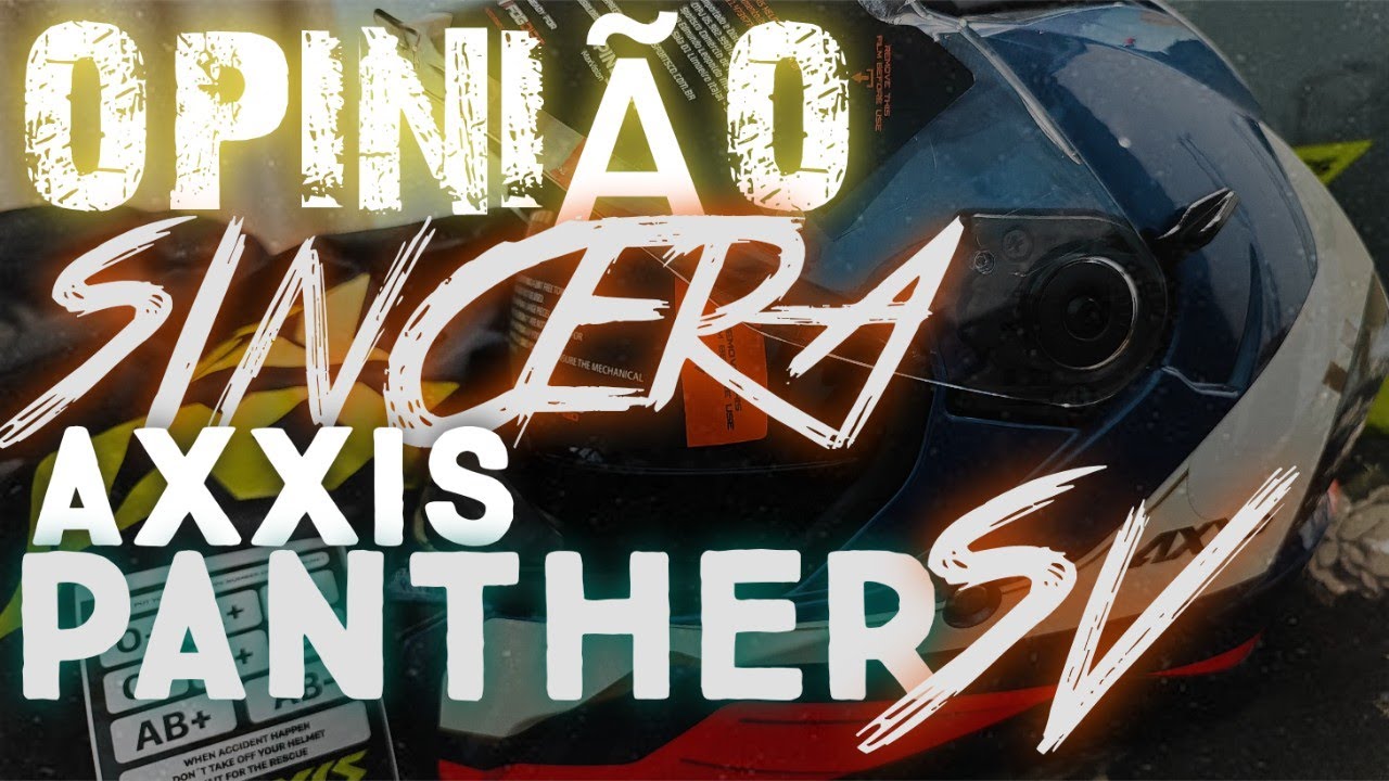 OPINIÃO SINCERA SOBRE O CAPACETE AXXIS PANTHER SV!!!