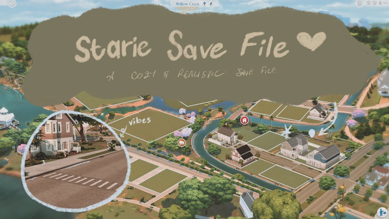 creating a cozy & realistic save file with cc ✦  cozy & realistic save file sundays ep.1