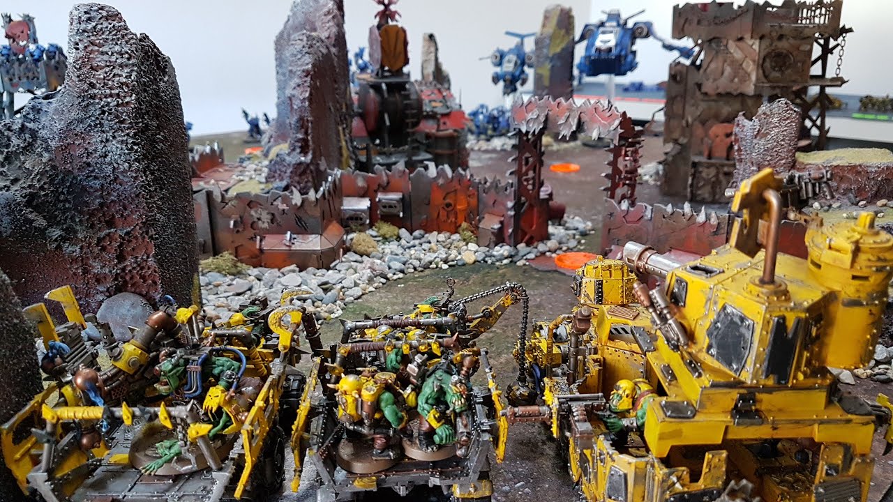Orks vs Space Marines, 8th edition Warhammer 40k battle report