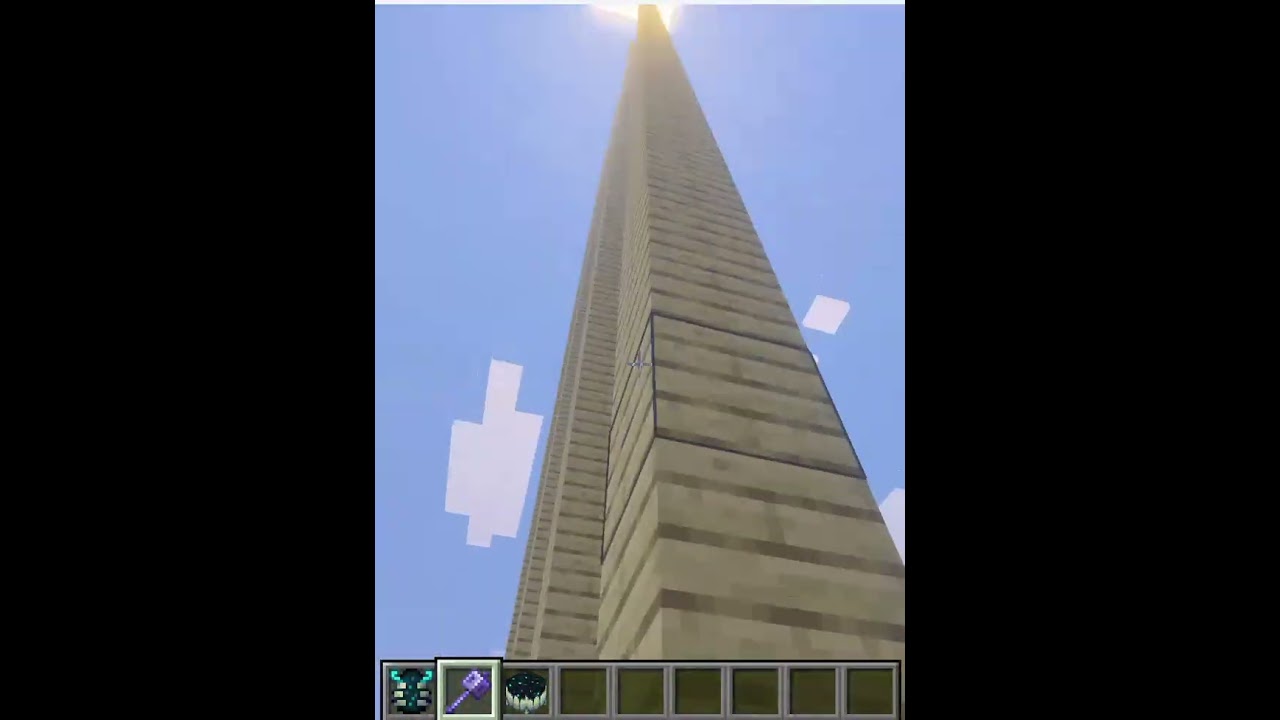 how many blocks do you have to fall to1shot a warden #minecraft #gaming #facts #goviral #goviralpls