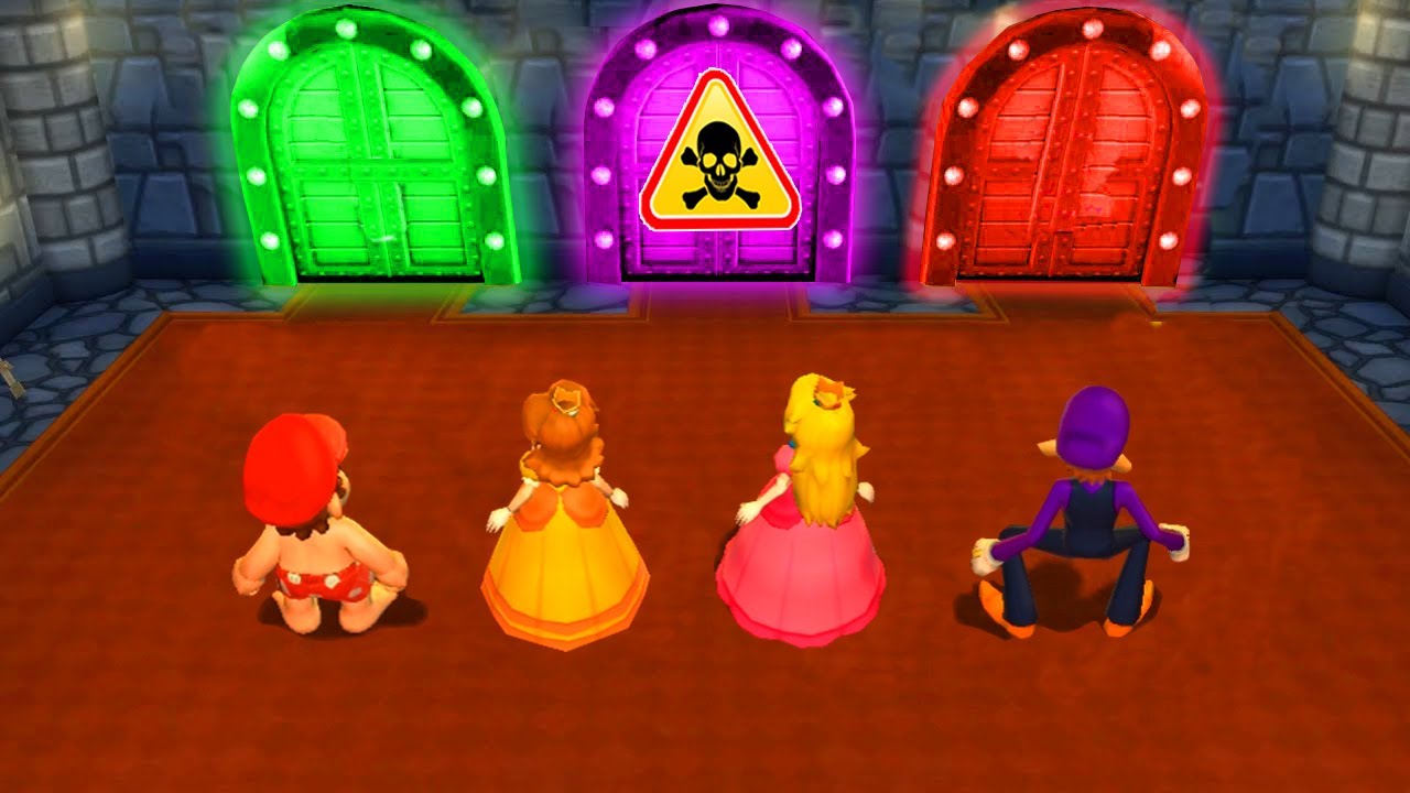 Mario Party 9 - Step It Up Mario Vs Daisy Vs Peach Vs Waluigi (Master Difficulty)
