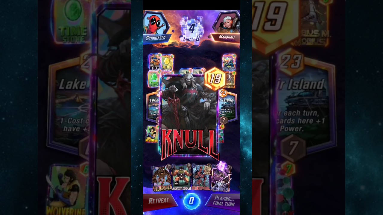 Knull vs Blob | Marvel Snap 8 Cubes | Destroy Deck #deadpool