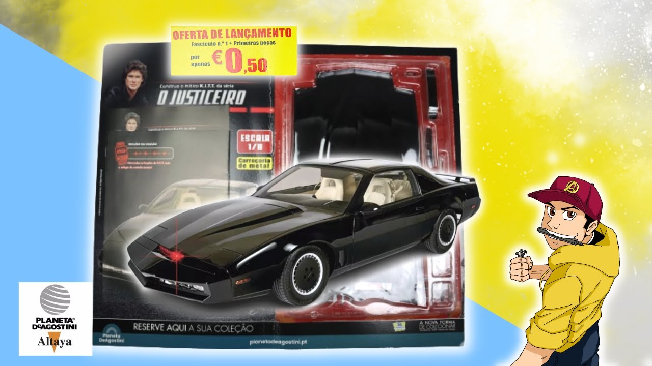 Nova coleção Knight Rider Kitt 1/8 Planeta Deagostini