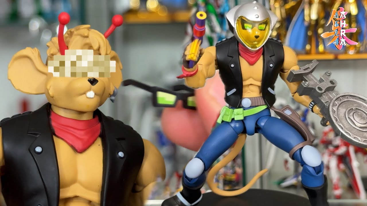 FA PAURA?! - Nacelle Biker Mice From Mars Throttle Sterzo Deluxe Exclusive Action Figure
