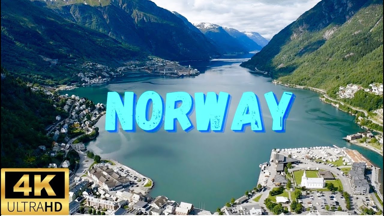 Norway Beautiful Nature of Røldal, Odda, låtefossen & langfossen II 4K Drone