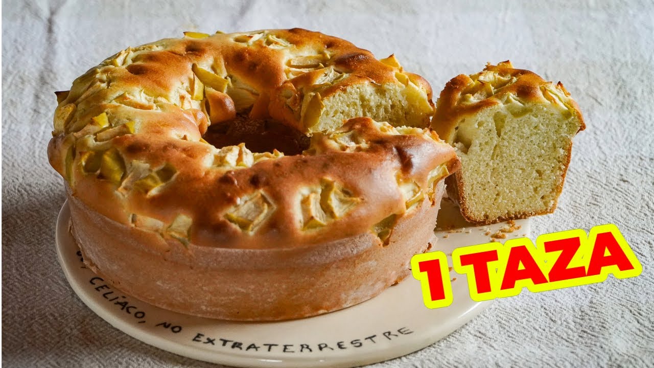GIGANTE y ESPONJOSA TORTA sin gluten que se hace CON 1 TAZA
